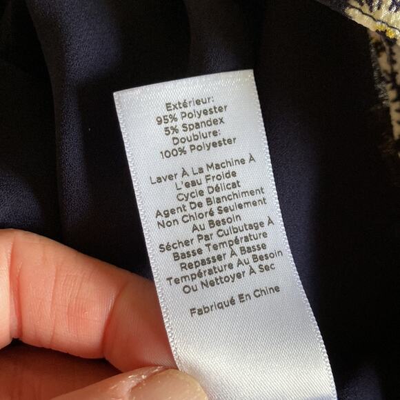 Talbots Daisy Print Chiffon Full Skirt, Size 6P - Picture 8 of 8